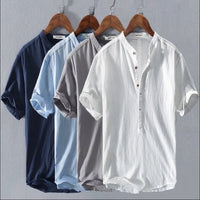 🔥HOT SALE - Men's New Linen Casual Short Sleeve Shirt