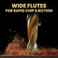 High-Strength 4-Flute Serrated Eccentric Drill Bit Kit