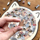 🎁Nice Christmas Gift🎅135-Piece Morandi-Colored Cat Shaped Wooden Jigsaw Puzzle