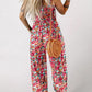 🏖️🌼Women’s Casual Print Sleeveless Overalls Jumpsuits