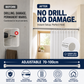 Create storage space anywhere anytime！Adjustable No-Drill Tension Rod