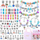 🎁 Charm Bracelet Making Kit - Includes Beads & Tools, Creative Fun for Kids/Adults, Perfect Gift Idea 👧📦