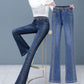 👖Women's High Waisted Stretchy Bell Bottom Jeans