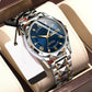 🥳2026 HOT SALE🥳⌚Waterproof Luminous Stainless Steel Two-tone Quartz Men's Watch