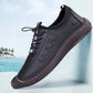 🥾 40% OFF! ✨ Slip-on Hiking Shoes – Soft Leather, Breathable, Slip-Resistant 🏔️