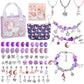 🎁 Charm Bracelet Making Kit - Includes Beads & Tools, Creative Fun for Kids/Adults, Perfect Gift Idea 👧📦