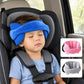 Kids Car Seat Head Support Strap｜Plush Padded Adjustable Nap Rest Band