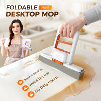 🧹Only £4.99!!⚡Mini Portable Self-Squeezing Mop✨Hands-Free Compact Cleaning Mop