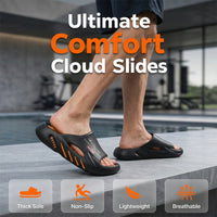 ☁️🦶 Memory Foam Slippers | Arch Support, Non-slip, Suitable for Wet and Dry Use, Easy to On and Off, Stylish and Versatile
