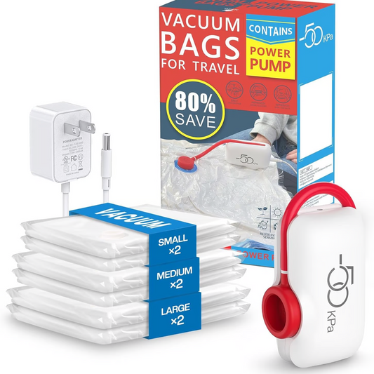⏰Limited stock available—grab yours now!🔥USB Electric Vacuum Compression Bag - Save space and travel light!