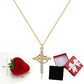 ✝️2026 New Style✨Exquisite Cross Necklace with Rotating Crown