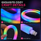 🌟 Faux Fur Neon Light Strip – 360° all-round glow ✨
