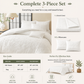 🛌50% OFF!💤Elegant Tufted Comforter Cover Set