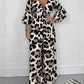 🔥Hot Sale 50% Off🍃Leopard print V-neck jumpsuit