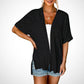 🔥Summer Hot Sale 40％ OFF🏳️‍🌈2026 New Stylish Flowy Short Sleeve Cardigan✈️Buy 2 Free Shipping