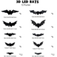 🎃HOT SALE 50% OFF🦇Halloween 3D Lighted Bats