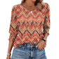 🏖️Womens 3/4 Sleeve T-Shirts Cute Crewneck Tees Blouses