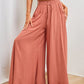 🔥 Hot sale 50% OFF🔥🌞Solid-color wide-leg high-waisted pants