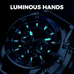 ⌚ 50% OFF NOW! ✨ Men's Waterproof Multifunctional Quartz Watch – Chronograph Design, Luminous Hands & Stainless Steel 🌊