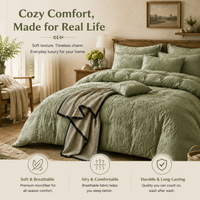 🛌50% OFF!💤Elegant Tufted Comforter Cover Set