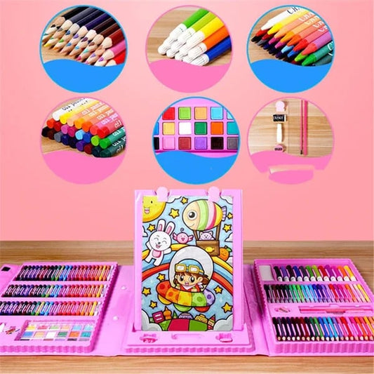 🎁Christmas Gift 🎄🎅🎨 50% OFF HOT PROMOTION! ✨ Deluxe 6-in-1 Art Creativity Set - Includes Drawing Tools & 12 Colors for Kids' Creative Development 🧑‍🎨🌟