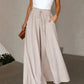 🔥 Hot sale 50% OFF🔥🌞Solid-color wide-leg high-waisted pants