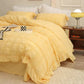 ✨2025 Hot Sale✨Icy Seersucker Summer Cool Quilt Lace 4-piece Set