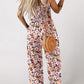 🏖️🌼Women’s Casual Print Sleeveless Overalls Jumpsuits