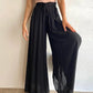 🔥 Hot sale 50% OFF🔥🌞Solid-color wide-leg high-waisted pants