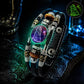 ☪️Glow-in-the-Dark Leather Zodiac Sign Bracelet For Men and Women (6.9/8.1 inches)♑️