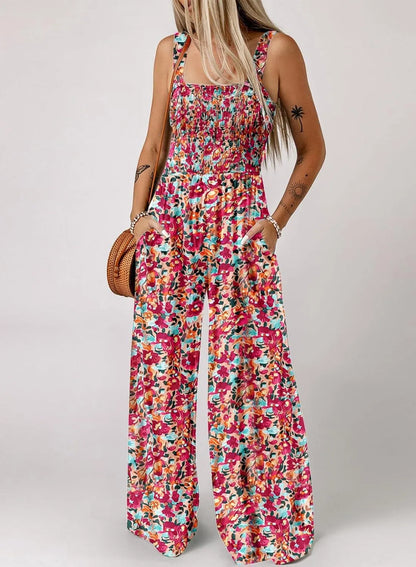 🏖️🌼Women’s Casual Print Sleeveless Overalls Jumpsuits
