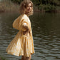 V Neck Summer Half Sleeve Floral Tunic Short Dress