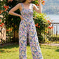 🏖️🌼Women’s Casual Print Sleeveless Overalls Jumpsuits