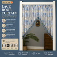 🌸Lace Short Door Curtain with Tassels