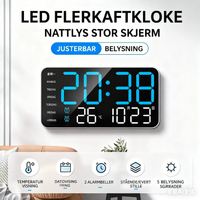 📢40% OFF!⏰Multifunctional decorative LED digital wall clock