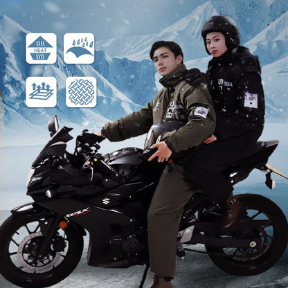 🧥❄️Winter Specials 40% off❄️ Winter Outdoor Riding Insulated Full-Body Suit