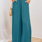 🔥 Hot sale 50% OFF🔥🌞Solid-color wide-leg high-waisted pants