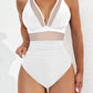 💥Last Day Special Sale 49% OFF💃Women's Mesh Ruched One-piece Swimsuit