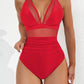 💥Last Day Special Sale 49% OFF💃Women's Mesh Ruched One-piece Swimsuit