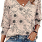 🏖️Womens 3/4 Sleeve T-Shirts Cute Crewneck Tees Blouses