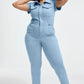 🩱Skinny Bootcut Denim Jumpsuit