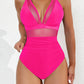💥Last Day Special Sale 49% OFF💃Women's Mesh Ruched One-piece Swimsuit