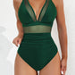 💥Last Day Special Sale 49% OFF💃Women's Mesh Ruched One-piece Swimsuit
