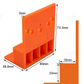 🎁Wardrobe Cabinet Side Filler Panel Installation Locator and Stepped Positioning Plate for Precise Hole Alignment