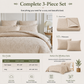 🛌50% OFF!💤Elegant Tufted Comforter Cover Set