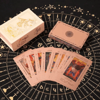 🔮40% OFF NOW! ✨ Witchy Cauldron Tarot Card Set – Rose Gold Accents, Complete Guide Book & Velvet Pouch 🎴📖