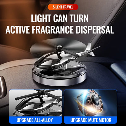 🚁 49% OFF NOW! ⚡ Metal Solar Helicopter Air Freshener – Solar powered rotation & stylish decor – Fresh scent diffuser, perfect for car dashboard or desk – eco-friendly and fun 🌿