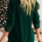 🔥Package!🔥Sequin Loose Smocked Fake Two-Piece Top
