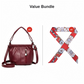 🎀2026 New Arrival🔥Casual Pleated Bucket Soft Leather Handbag Shoulder Bag