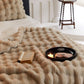 🥳2026 HOT SALE🥳💞50K+ SOLD! ☁️🎁 50% OFF! Luxury Double-Sided Fluffy Blanket – faux rabbit fur, naturally weighted, anti-allergic & machine washable. Wrap yourself in warmth & comfort – perfect for cosy nights! 🛋️💚